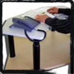 (E) standing computer desk ergonimic