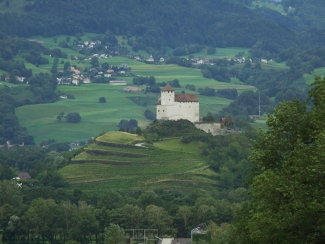 p3 dark middle ages castle without a moat - unconquerably and impregnable - burg gutenberg balzers/liechtenstein